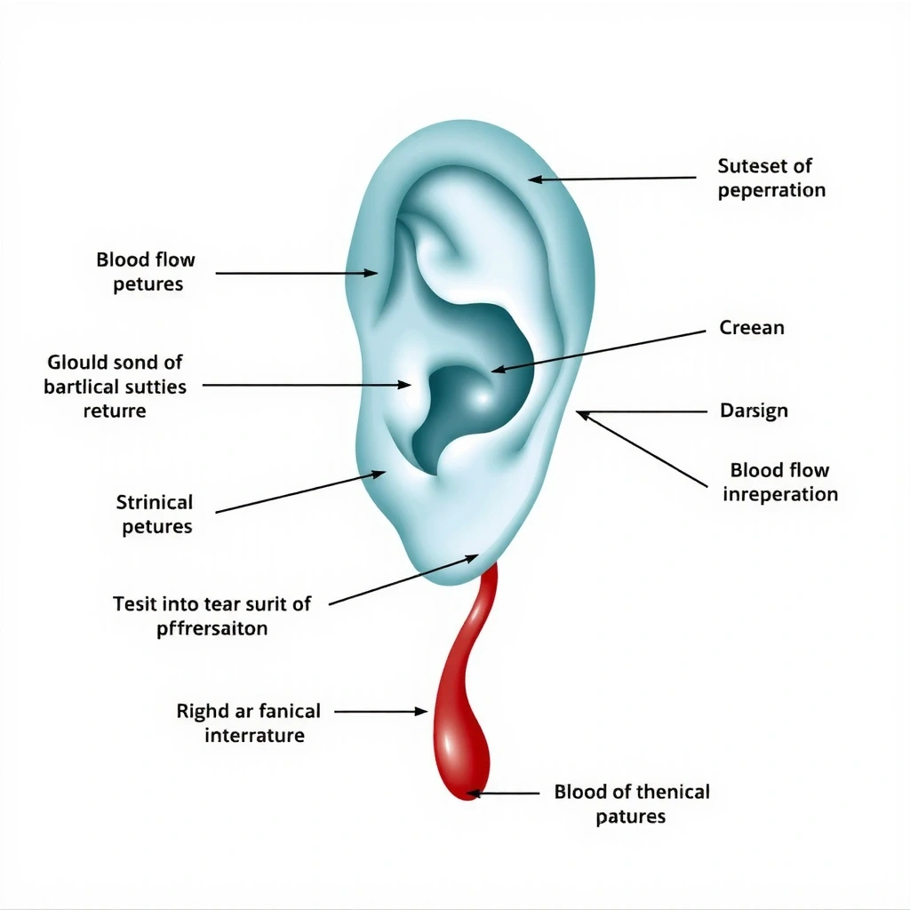 Schematische Darstellung der Mikrozirkulation im Innenohr